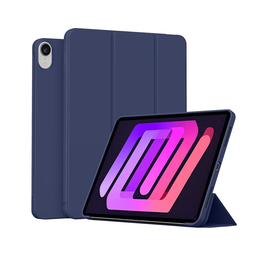 Чехол для iPad Mini 7 A17 Pro / iPad Mini 6 8,3 дюйма, 7-го/6-го поколения, Магнитная Smart Cover с откидной крышкой, Мягкая силиконовая задняя крышка