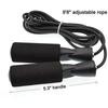 Single Piece Student Fitness Jump Rope Plastic Training Skipping Rope Bearing Handle PVC Rope Lose Weight Fitness Equipment