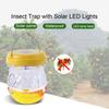 Солнечная светодиодная ловушка для насекомых, двойное подвешивание, репеллент от полетов, удобная камера, быстрая полетка