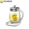220V Jiuyang Health Pot Multi-functional Flower Teapot Glass Stew Tea Pot 1.5L Portable Mini Multi Cooker Tea Dessert Cooker