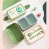 1500ML Cute Lunch Box For Girls School Kids Plastic Picnic Bento Box Microwave Food Box With Compartments Storage Containers