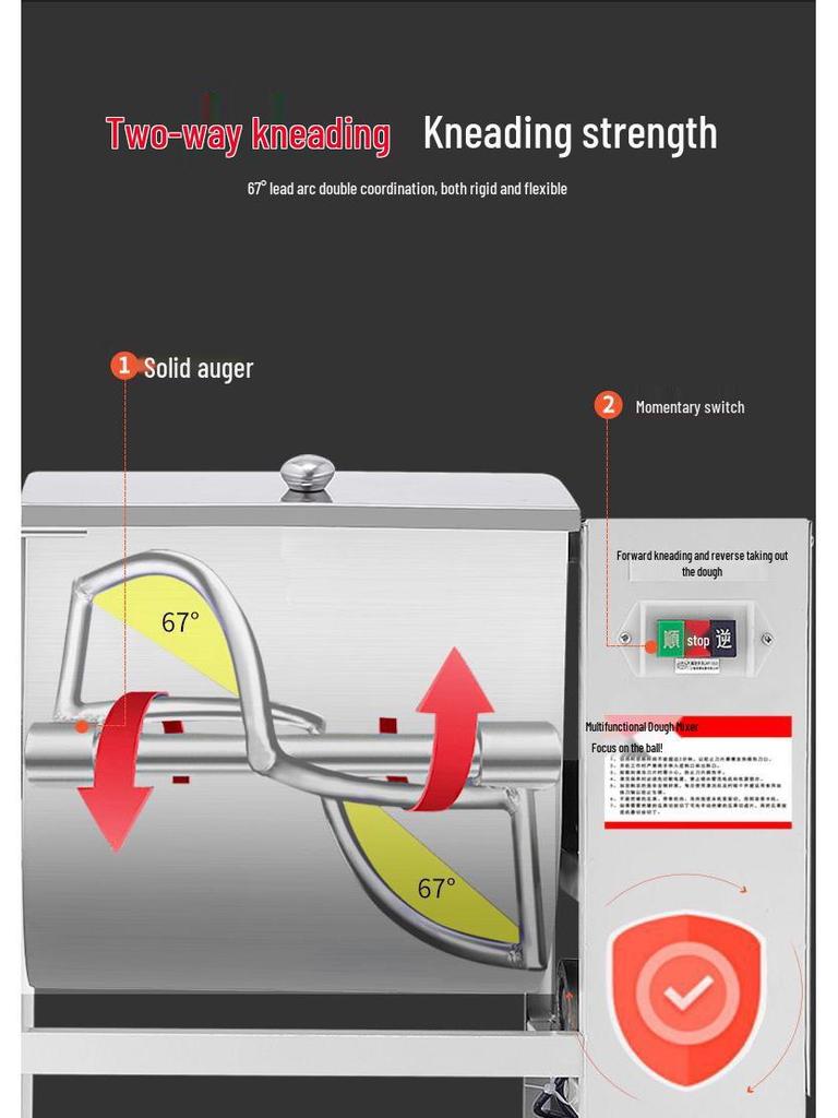25 Kg Commercial Dough & Flour Mixer