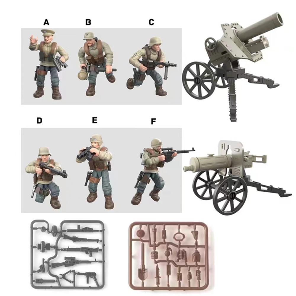 World War 2 Ww2 Army Military Soldiers Swat Special Force Figures Model Building Blocks Bricks Children'S Toys Gift