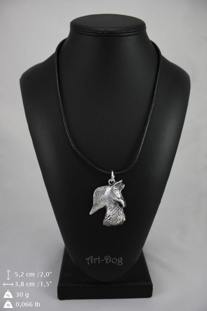 Scottish terrier, Aberdeen Terrier, Scottie - Dog necklace in gift box, silver-plated locket for dog fan, striking pendant by Art-Dog brand