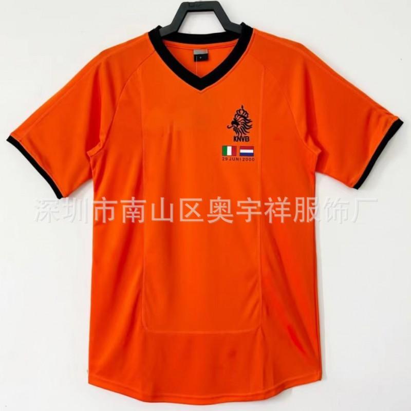 Retro Netherlands Soccer Jersey Classic Edition Vintage Football Shirt Custom Number Print