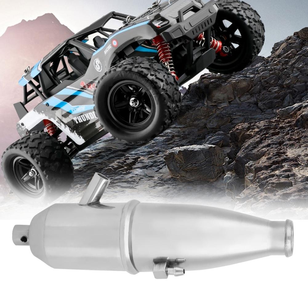 Алюминиевая боковая выхлопная труба для 1/10 HSP RC Nitro Buggy Детали автомобиля Детали двигателя грузовика