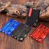 Sets Outdoor Camping Tool 12 In 1 Pocket Credit Card Multi Tool Card Card Multi Tool EDC Tool Gear