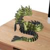 Напечатанный на 3D-принтере Морской Дракон Игрушки для руководителя Артикулируемый Дракон Игрушка-непоседа Мифический Дракон Настольные украшения
