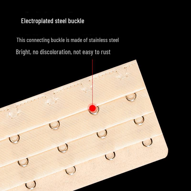 5-Row Bra Extension with 3 Hooks - Bra Strap Extension for Comfortable Fit and Growth, Underwear Accessory