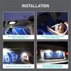 2 шт. для VW Tiguan 09-12 Golf 5 Touareg MK1 Passat B5.5 Porsche Cayenne 955 957 02-10 светодиодный светильник для номерного знака и хвоста
