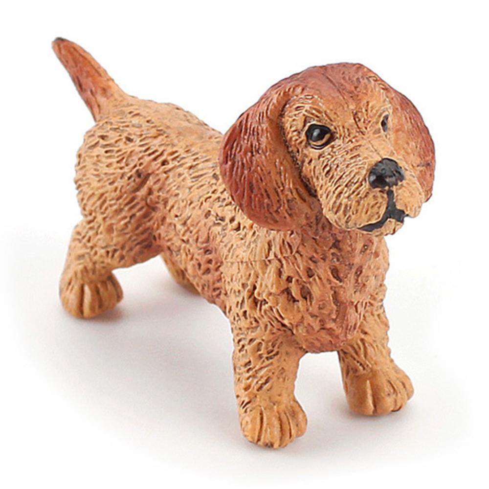Accessories Puppy Figures Animal Model Children Educational Toys Micro Landscape Dog Figurine