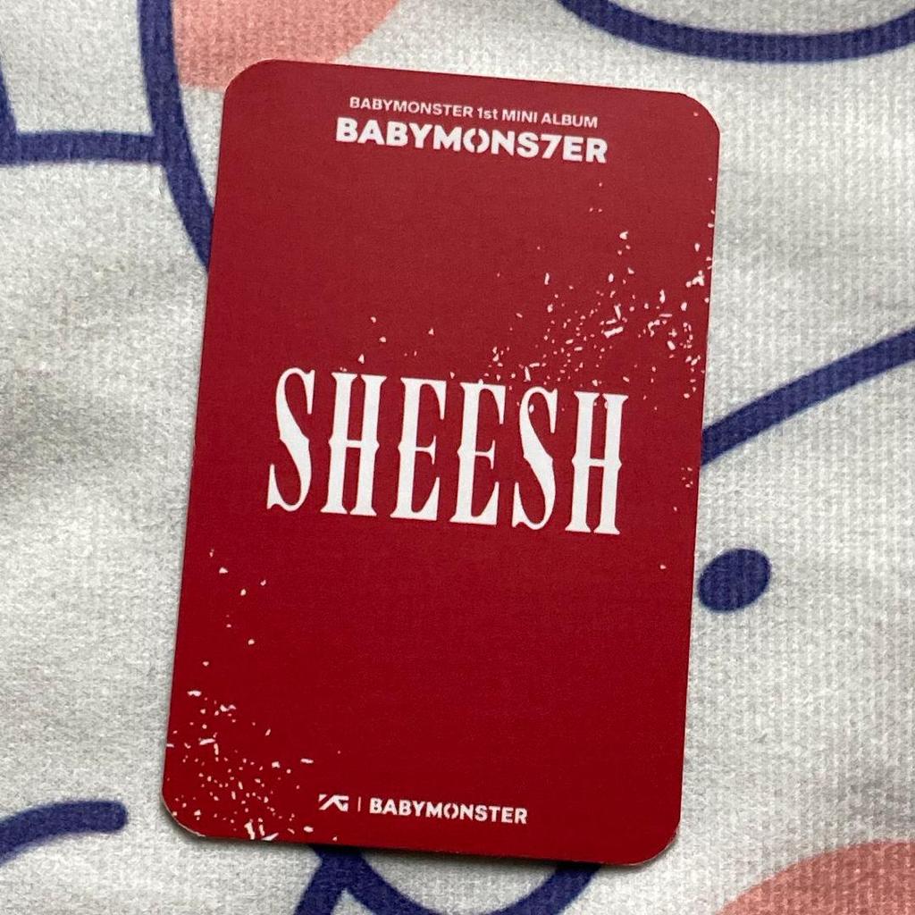 [USED] BABYMONSTER Ahyeon SHEESH 3.0 Babymon Trading Card