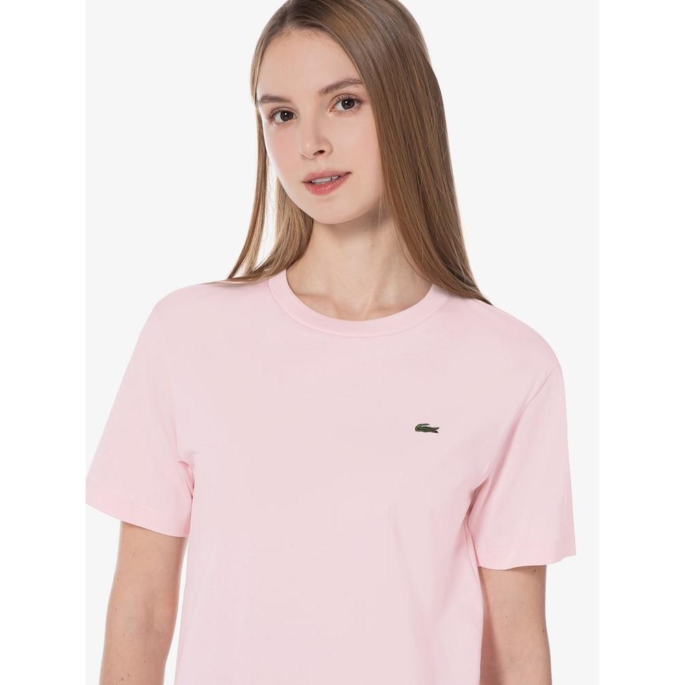Lacoste Женская базовая футболка с коротким рукавом и круглым вырезом Tf545e 54g Kf9 q2nTf545e 54gKf9
