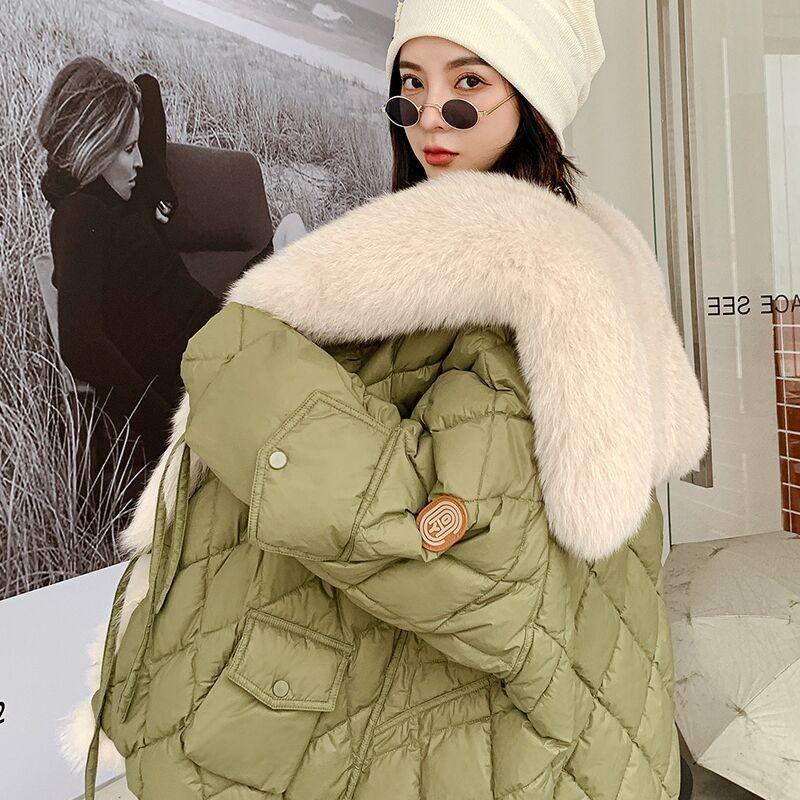 New Arrival - Super Plus Fur Collar Coat for Women, Warm and Fashionable