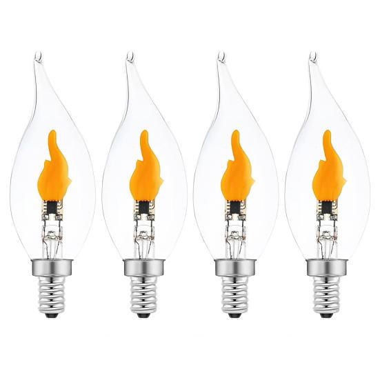 Светодиодная лампа-пламя Yousheng E27, мерцающая лампа-пламя, реалистичная лампа с эффектом огня для внутреннего и наружного Хэллоуина, рождественского украшения