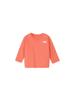 The North Face Long Sleeve Graphic Living Size 90 T-Shirt, B/L/S Tee, Coral,