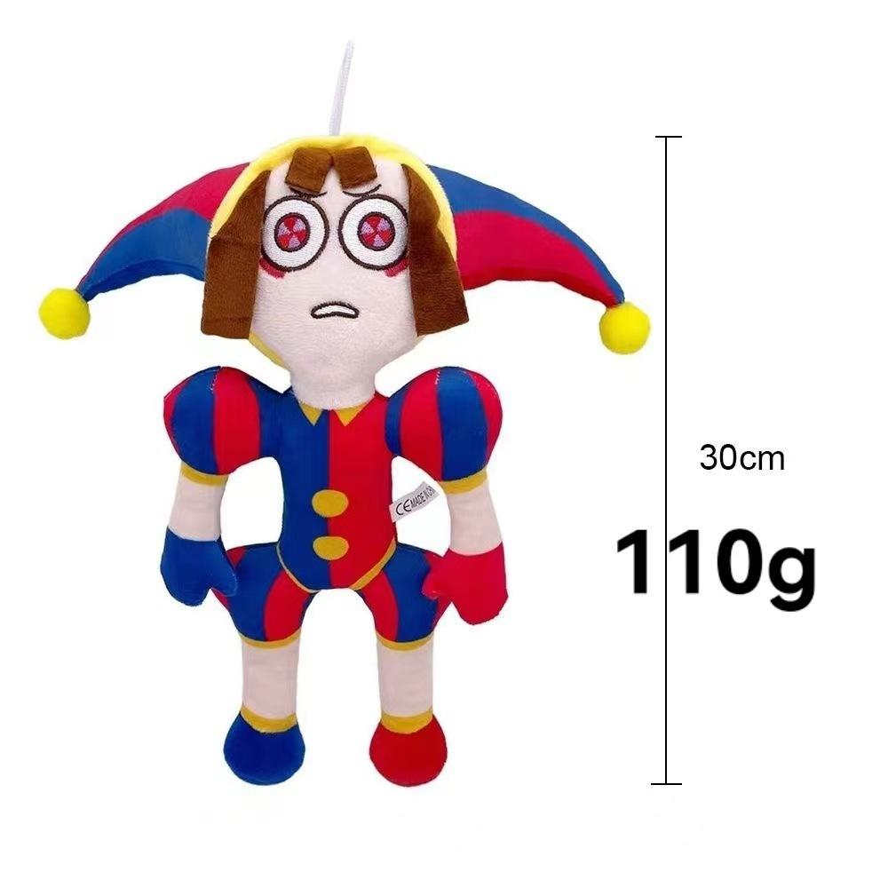 The Amazing Digital Circus Plush Toys Jax Rabbit Pomni Clown Cartoon Soft Stuffed Collectible Decoration Gift For Animation Fans