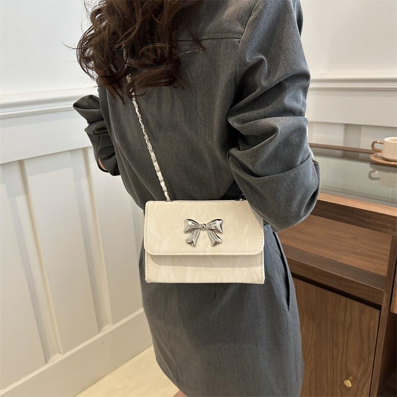 Stylish Trendy Street Chic Crossbody Bag For Women 2024 Summer Chain Shoulder Bag With Magnetic Closure