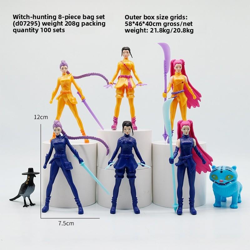Witch Hunter Tiger Star Figure Peripheral Animation Game Doll Doll Model Tabletop Ornament