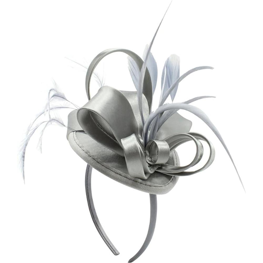 Чародеи для женщин, шляпа для чаепития, повязка на голову, дерби, свадебная церковь, свадебный коктейль, заколка для волос с перьями