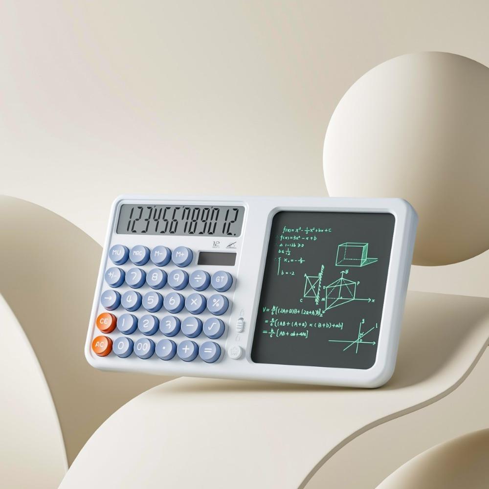 Large LCD Display Scientific Calculator Dual Power Supply 12-Digit Calculator  Students
