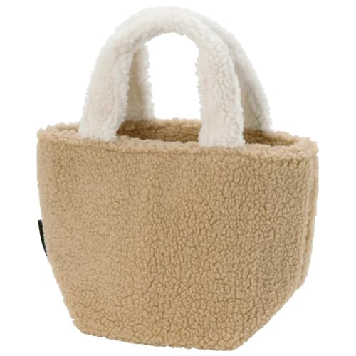 Skater KOB1-A: Insulated Lunch Bag with Boa Fabric, 23.5cm X 11.5cm X 15.5cm, Soft Moomin Design, for Lunch and Soup Jars