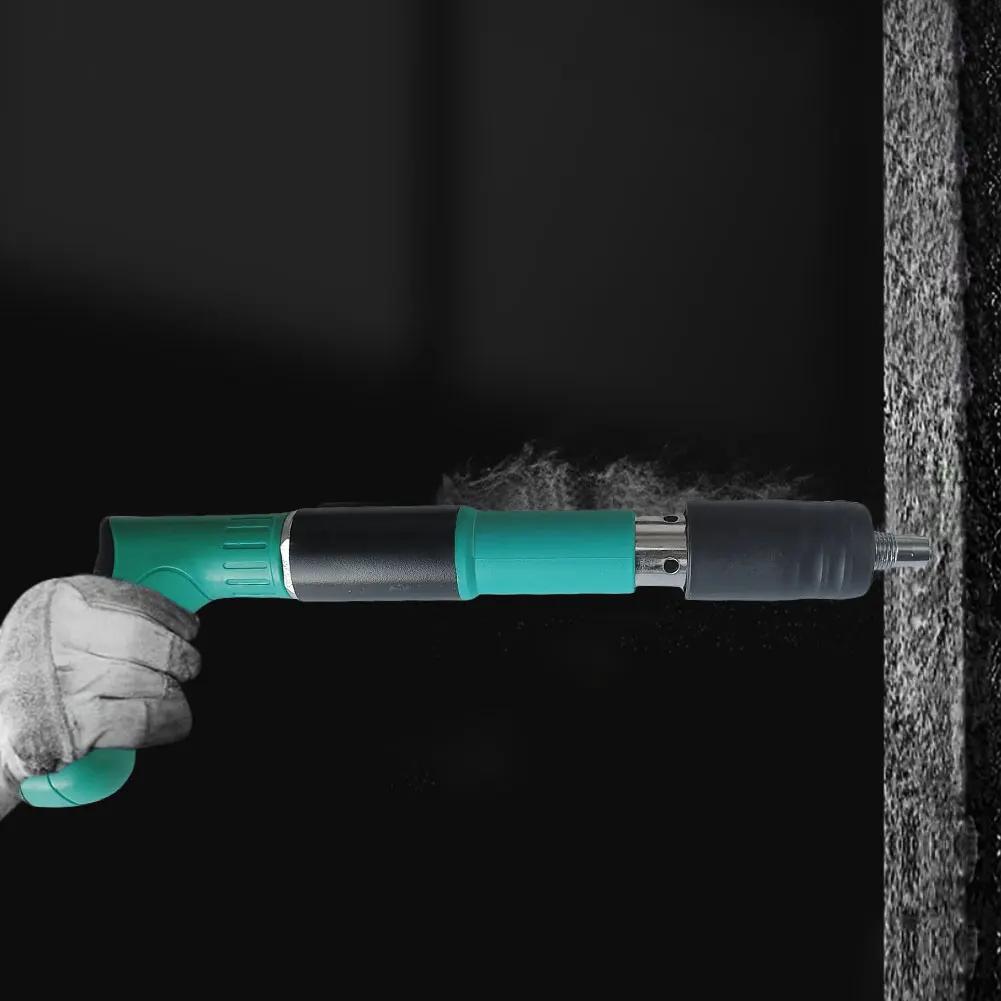 Металлообработка Пневмопистолет для забивания гвоздей Регулируемый Бесшумный Крепеж для стен Пистолет для гвоздей Одноручная операция Инструмент для клепки потолка