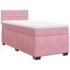 Maison Exclusive - Sommier à lattes de lit avec matelas Rose 90x200 cm Velours