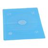 17.7x25.6in Silicone Baking Mat Household Pastry Rolling Mat with Scale for Home KitchenBlue