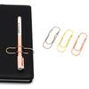 5Pcs Paper Clips Metal Pen Holder Clip School Bookmarks Photo Memo Ticket Clip Stationery Office School Supplies