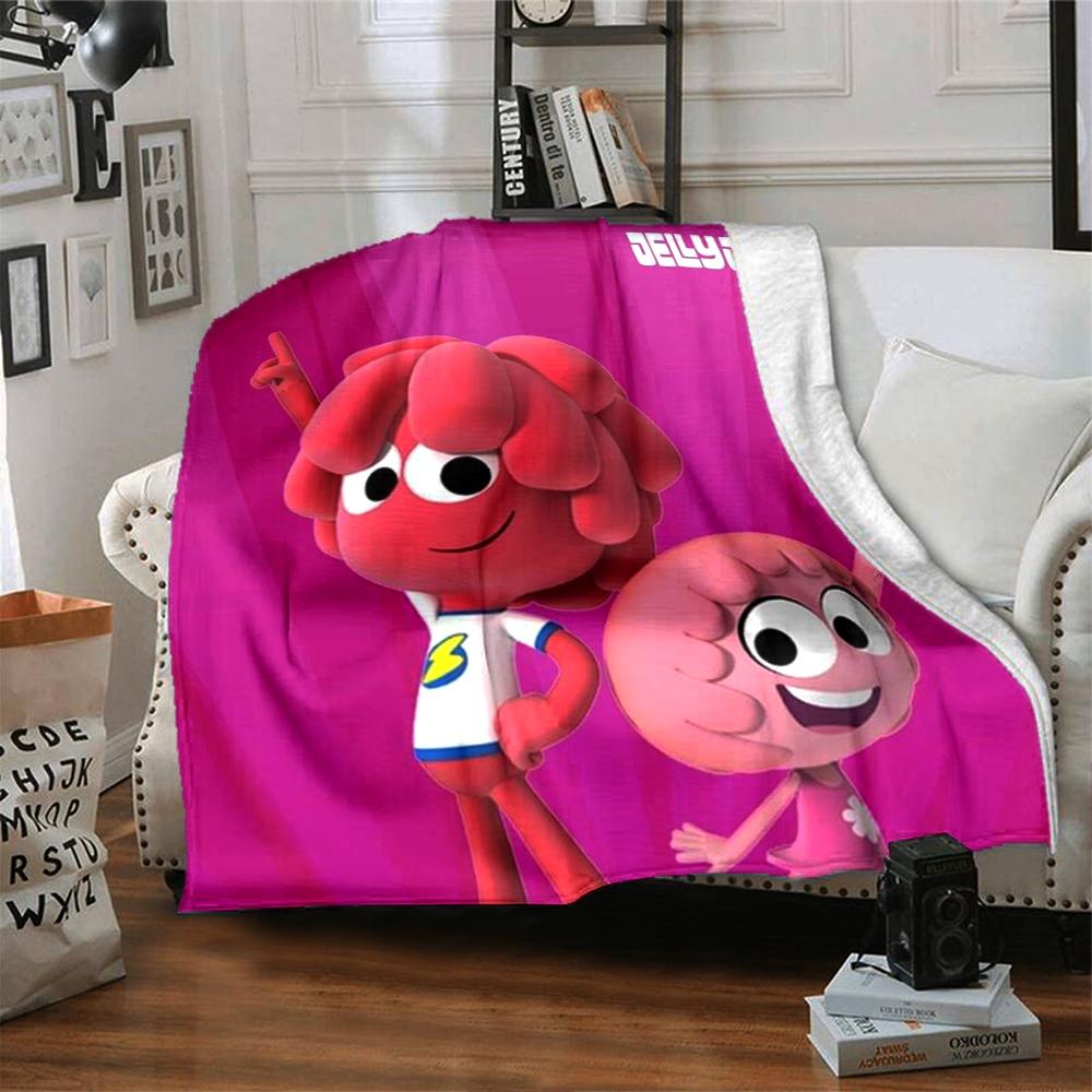 Jelly Jamm Theme Printed Blanket - Perfect for Couch, Bed, Travel & Outdoor Use | Machine Washable, Cozy & Durable.