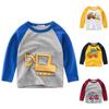 Boys Long Sleeve Crewneck T-Shirts Top Tee Toddler Boys' Value Pack Cotton T-Shirt