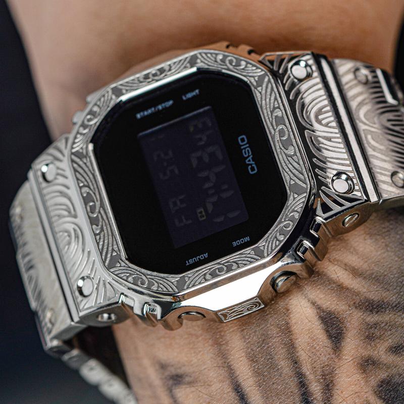 Casio Унисекс Серия G-SQUAD 48,5 мм Черные часы DW-5600BB(Watch8--)