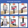 Airplane Phone Holder Mount Multi-Angle Adjustment Phone Mount Anti-slip Hands-free Travel Phone Clip Stand for Flying