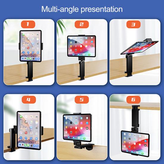 Airplane Phone Holder Mount Multi-Angle Adjustment Phone Mount Anti-slip Hands-free Travel Phone Clip Stand for Flying