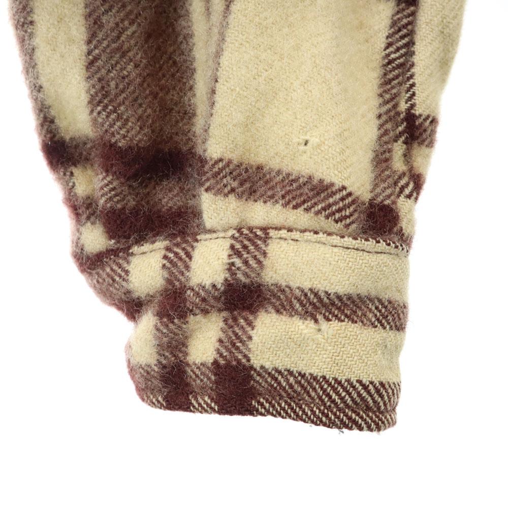 Field Stream 50-е винтажная шерстяная рубашка-куртка с длинным рукавом M Бежевый и другие Мужская Б/У