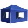 VidaXL Foldable Reception Tent with Walls Garden Pavilion Garden Marquee Gazebo Sunshade Waterproof 45497