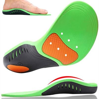№ 8. Стельки с высокой поддержкой свода стопы. Ортопедическая обувь. Подошва для стопы. Подушечка свода стопы. Вставка для спортивной обуви при плоскостопии.