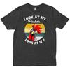 Chicken Look At My Pecker It Funny Vintage Retro Farming T Shirt