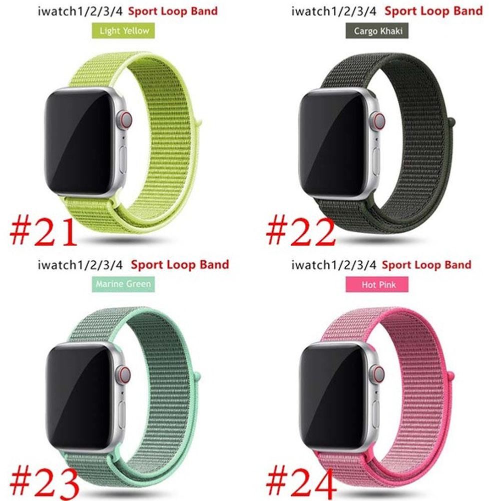 Nylon Watch Strap 38mm / 40mm 42mm / 44mm Sports Watch Band for iOS Watch 1 2 3 4 Accessories