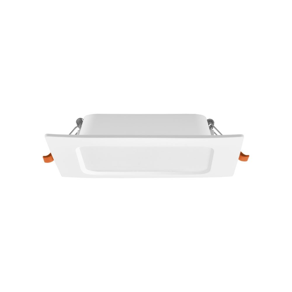 Recessed white square luminaire 12 cm built-in LED 6W DownLight Videx 4000K 620lm