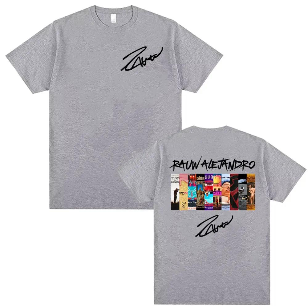 Singer Rauw Alejandro Album Graphics Tshirt Mens Clothing Fashion Hip Hop Classic Pop Music T Shirts Unisex Oversized T Shirt