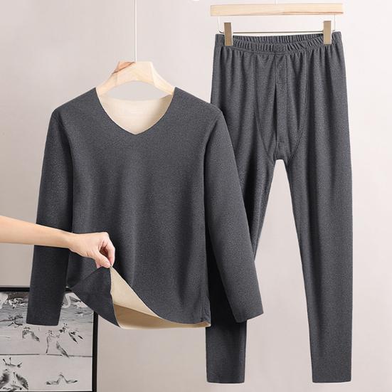 Мужской термобелье комплект кальсоны с начесом базовый слой комплект для холодной погоды верх и низ для зимы