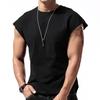 Summer Men's Mesh Gym Vest Quick Dry Loose Fitness Exercise Wide Shoulder Sports Sleeveless Shirt Bodybuilding Tank Top