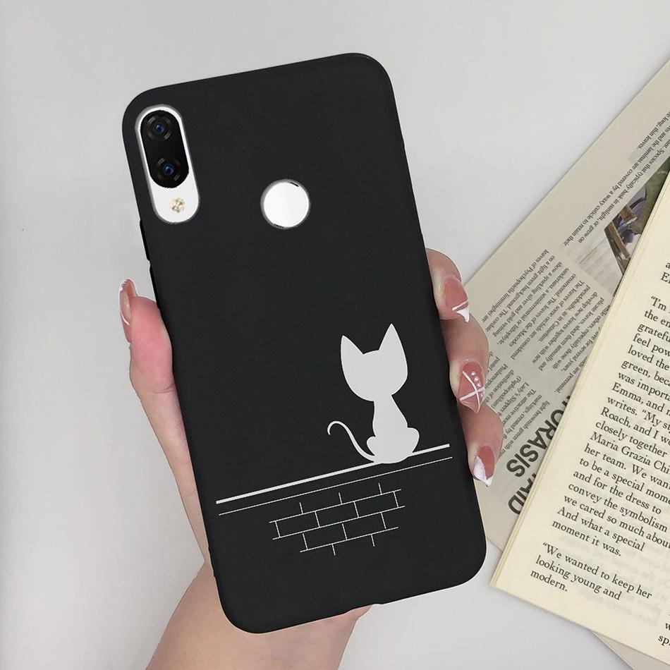 Для Huawei Nova 3i Nova4 Чехол Ударопрочный Матовый Милый Мультяшный Мягкий Силиконовый Задняя Крышка Телефона Для Huawei P Smart Plus Nova 3i Coque