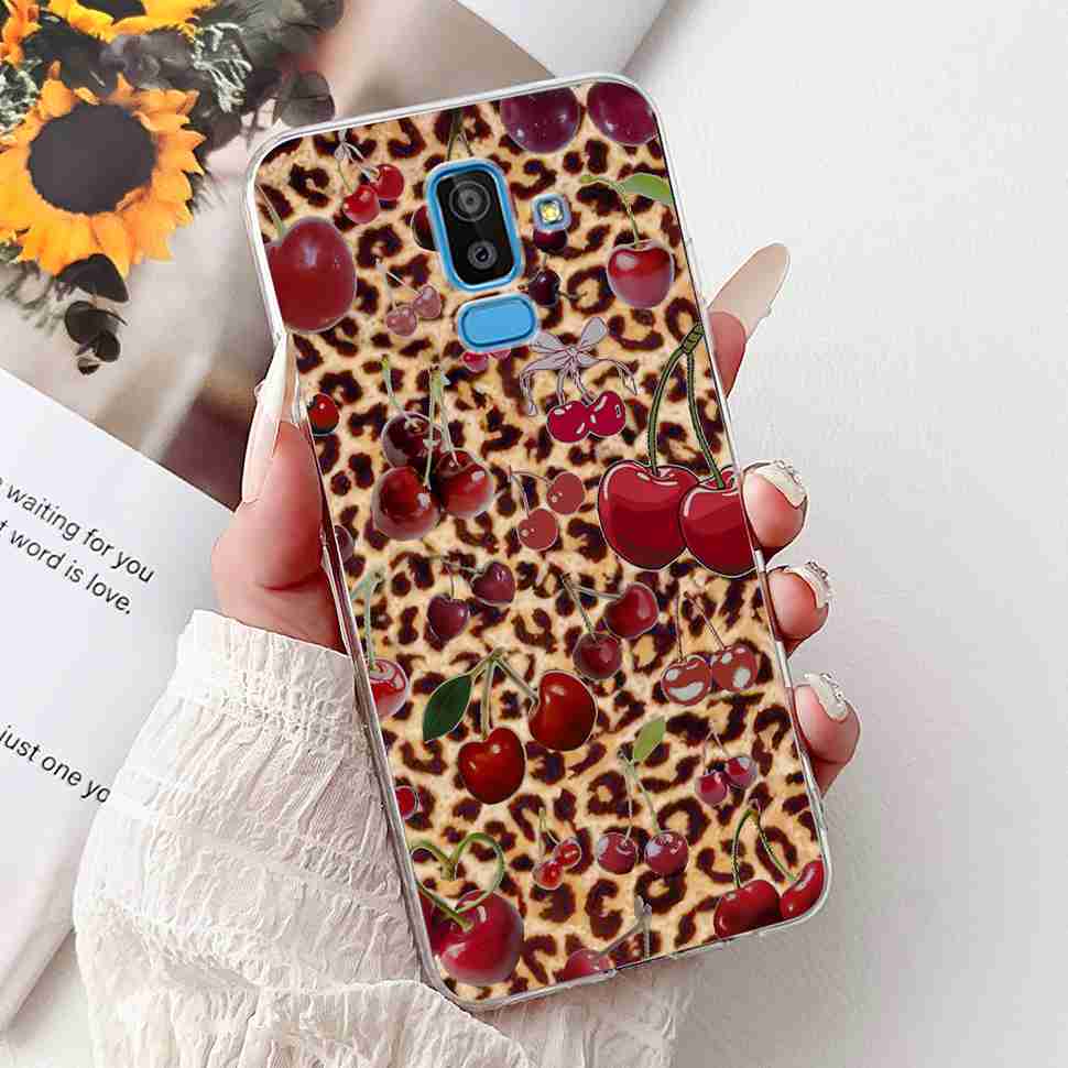 Для Samsung Galaxy J8 2018 6.0" Чехол Новый Модный Дизайн с Рисунком Мягкий Силиконовый TPU Чехол Для Samsung j8 J8 2018 Защитные Чехлы