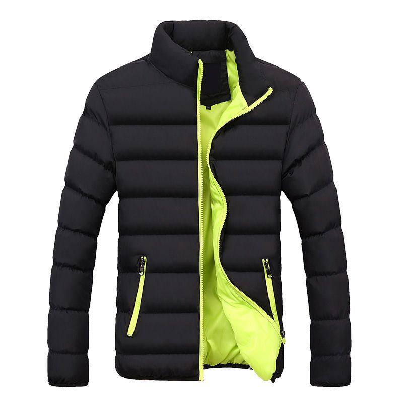 Men Fashion Jacket Winter Casual Thicken Warm Cotton Coat Tops Overcoat**