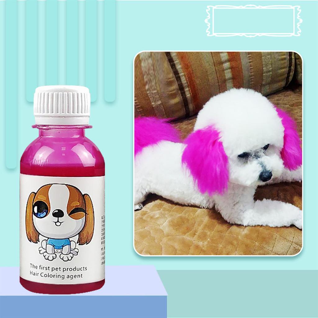 Шампунь для нанесения цвета для собак, полуперманентный шампунь для окраски собачьей шерсти, безопасный шампунь, не шампунь