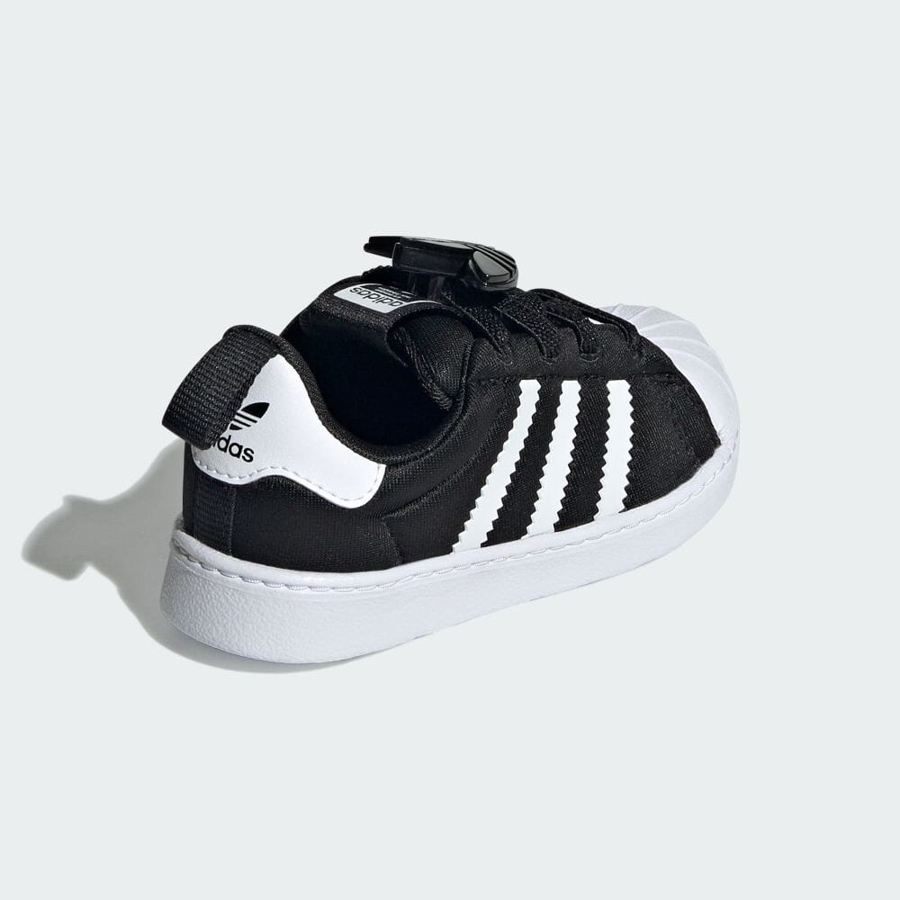 adidas SST 360 COMFORT CLOSURE KIDS Core Black Кроссовки ORIGINALS Kids / Children's ID1050 Core Black/Обувь White/Core Black