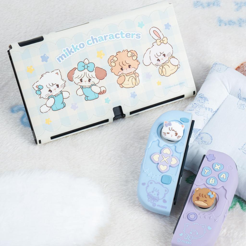 GeekShare SwitchOLED Compatible with Switch OLED Mikko Licensed SwitchOLED Compatible with Organic Protective Separable Full Scratch Stain Easy to